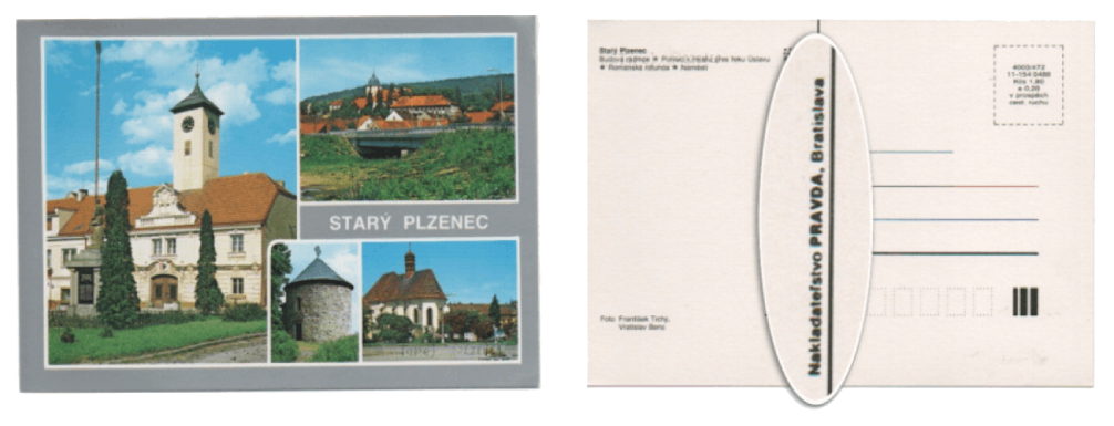 Barevné okénkové pohlednice od 70. do konce 80. let Barevné okénkové pohlednice od 70. do konce 80. let