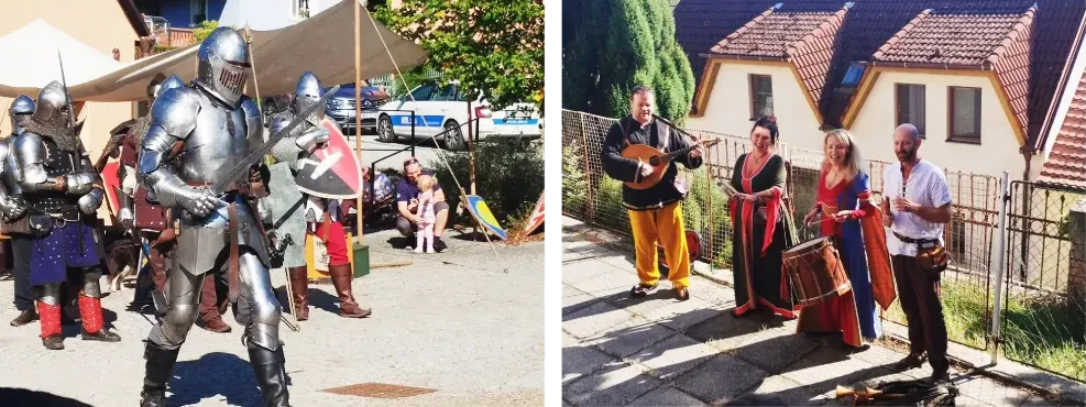 Šermíři a středověká hudba - StarejPlzenec.cz