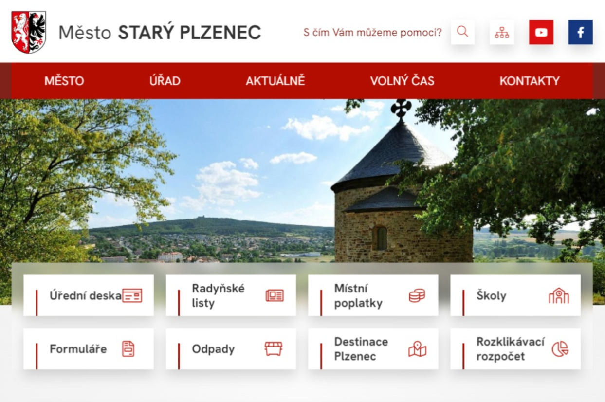 Oficiální webové stránky města Oficiální webové stránky města - StarejPlzenec.cz